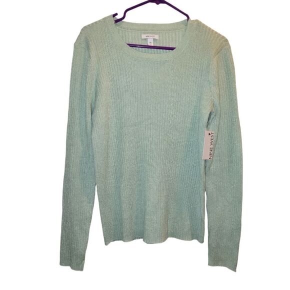 Nine West Women's Shine Rib Sweater Size XXL NWT - Picture 2 of 8